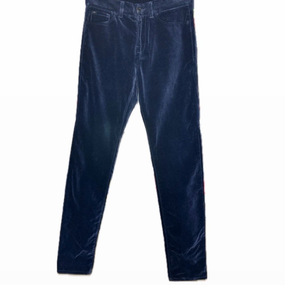 Armani Exchange navy blue velvet pants size 6